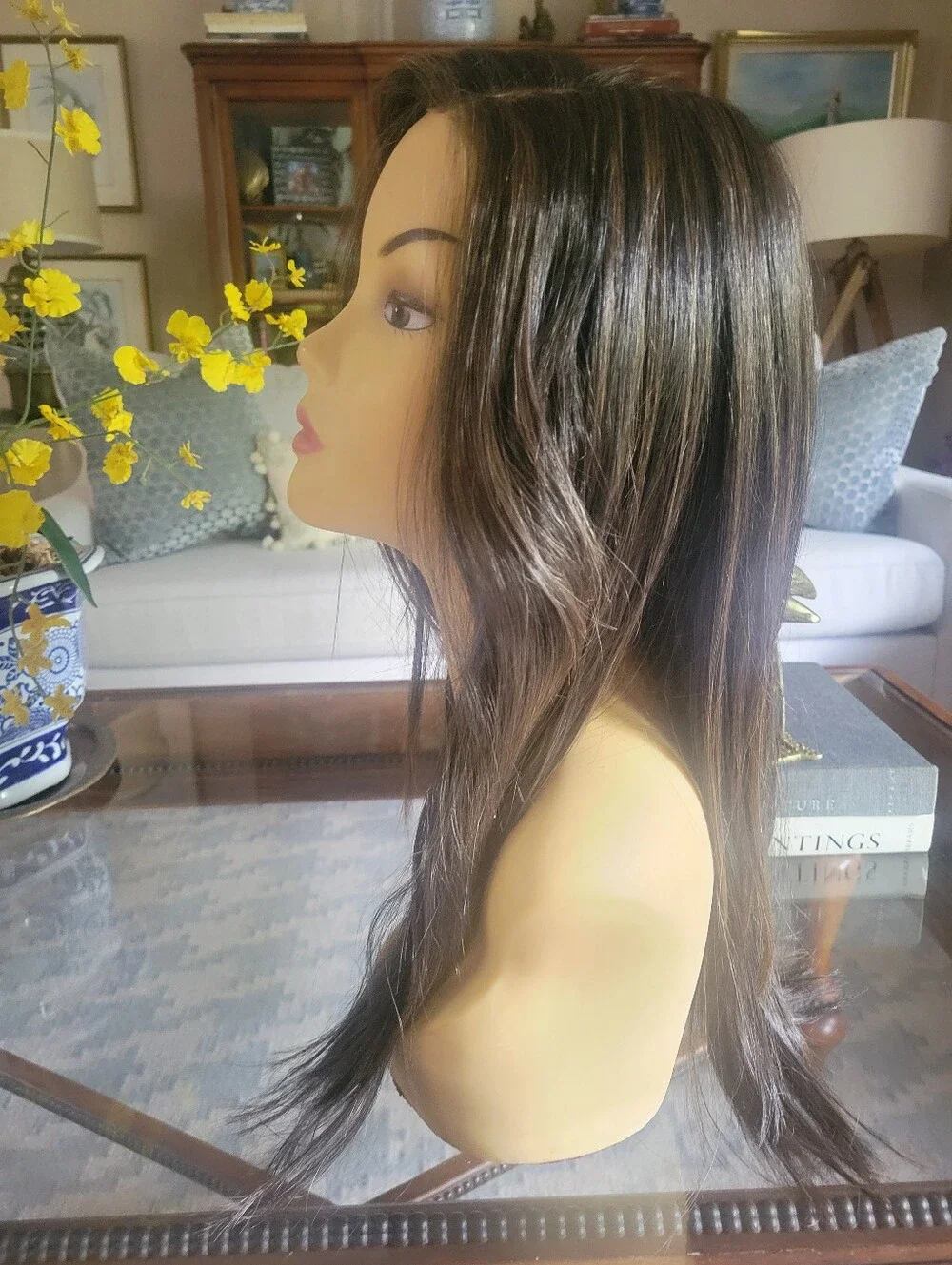 Belle Tress Wig FIRENZE Triple Chocolate R Hf Synthetic Brunette